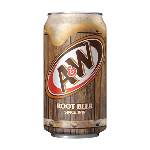 A&W Root Beer Soda Cans - Pack of 12 - Vape & Candy Wholesale