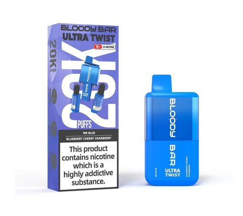 Bloody Bar Ultra Twist 20000 Disposable Vape Box of 5 - Vape & Candy Wholesale