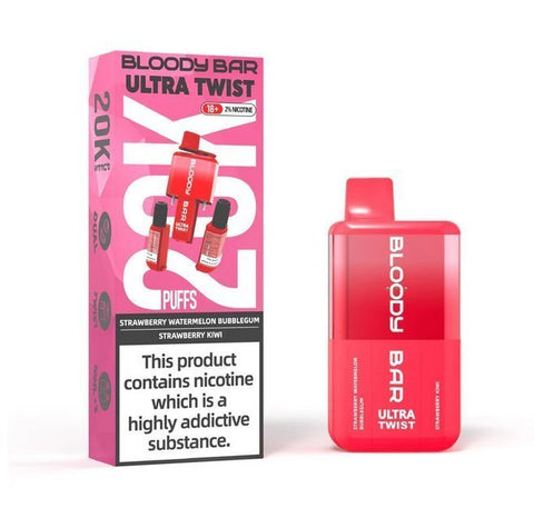 Bloody Bar Ultra Twist 20000 Disposable Vape Box of 5 - Vape & Candy Wholesale