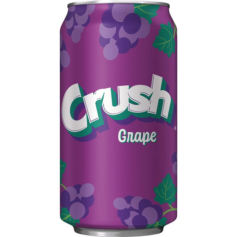 Crush Grape Soda Cans - Pack of 12 - Vape & Candy Wholesale