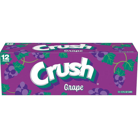 Crush Grape Soda Cans - Pack of 12 - Vape & Candy Wholesale