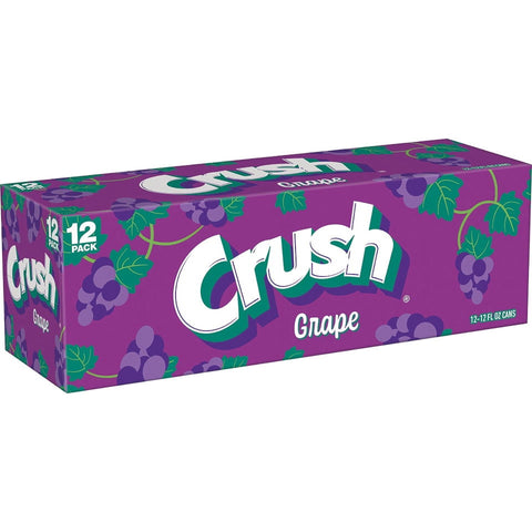 Crush Grape Soda Cans - Pack of 12 - Vape & Candy Wholesale