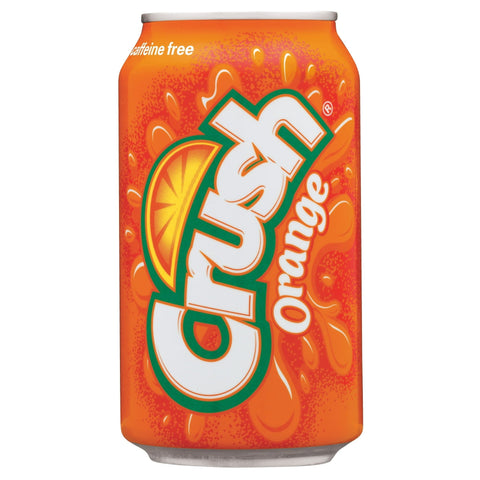 Crush Orange Soda Cans - Pack of 12 - Vape & Candy Wholesale