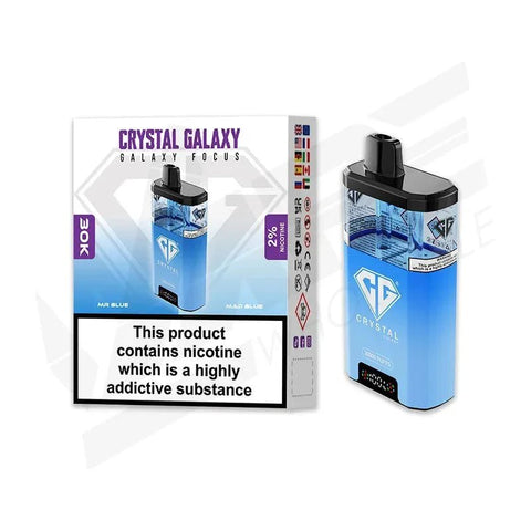 Crystal Galaxy Focus 30k Disposbale Vape Box of 5 - Vape & Candy Wholesale