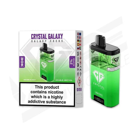 Crystal Galaxy Focus 30k Disposbale Vape Box of 5 - Vape & Candy Wholesale