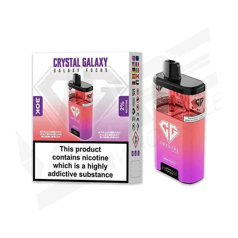 Crystal Galaxy Focus 30k Disposbale Vape Box of 5 - Vape & Candy Wholesale