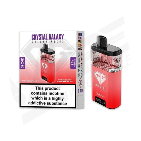 Crystal Galaxy Focus 30k Disposbale Vape Box of 5 - Vape & Candy Wholesale