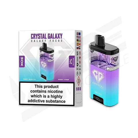 Crystal Galaxy Focus 30k Disposbale Vape Box of 5 - Vape & Candy Wholesale