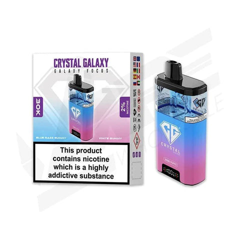 Crystal Galaxy Focus 30k Disposbale Vape Box of 5 - Vape & Candy Wholesale