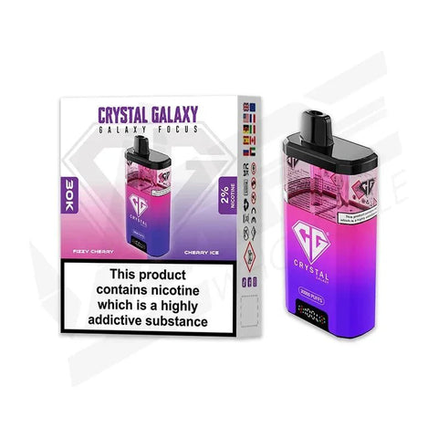 Crystal Galaxy Focus 30k Disposbale Vape Box of 5 - Vape & Candy Wholesale