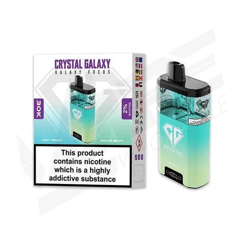 Crystal Galaxy Focus 30k Disposbale Vape Box of 5 - Vape & Candy Wholesale