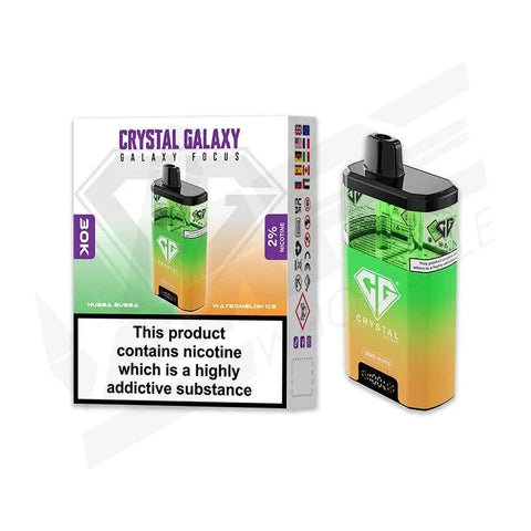 Crystal Galaxy Focus 30k Disposbale Vape Box of 5 - Vape & Candy Wholesale