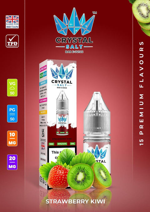 Crystal Salt 10ml Nic Salts E-Liquid - Pack of 10 - Vape & Candy Wholesale