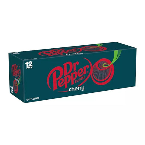 Dr Pepper - Cherry 355ml x 12 Cans - Vape & Candy Wholesale