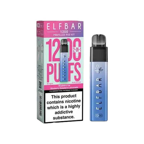 Elf Bar 1200 Blue Edition Disposable Vape - Vape & Candy Wholesale