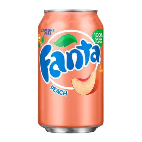 Fanta Peach Can 355ml Pack of 12 - Vape & Candy Wholesale