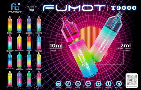 Fumot T9000 Disposable Vape Box of 5 - Vape & Candy Wholesale