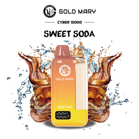 Gold Mary Cyber 15000 Disposable Vape Box of 5 - Vape & Candy Wholesale