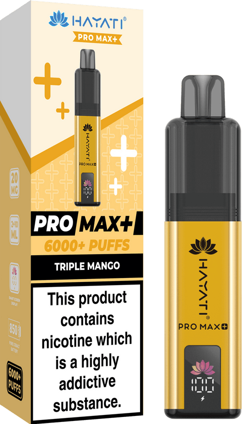 Hayati Pro Max+ 6000 Puffs Vape Kit Pack of 10 - Vape & Candy Wholesale