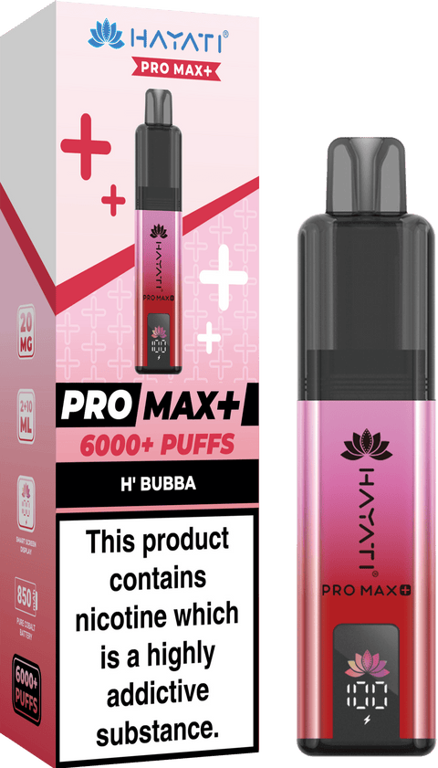 Hayati Pro Max+ 6000 Puffs Vape Kit Pack of 10 - Vape & Candy Wholesale