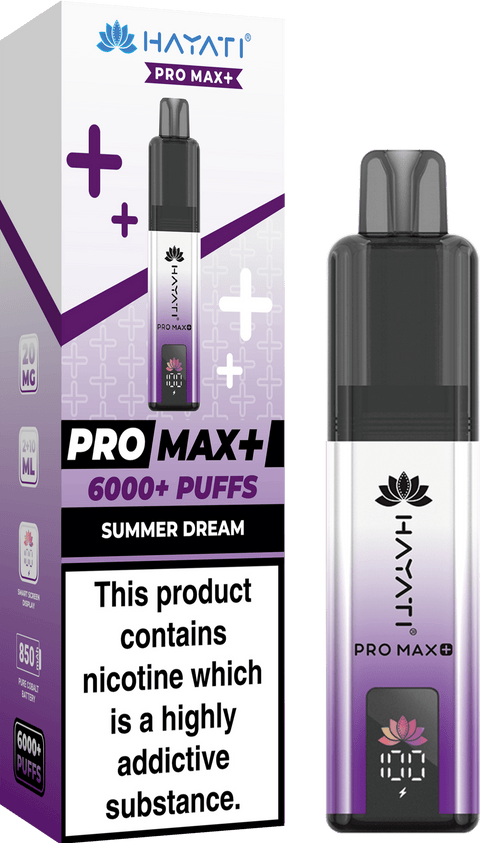 Hayati Pro Max+ 6000 Puffs Vape Kit Pack of 10 - Vape & Candy Wholesale