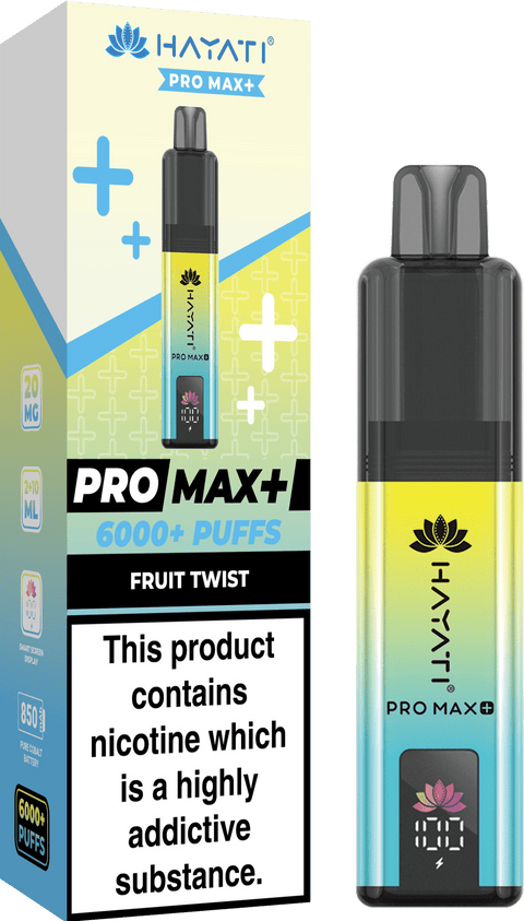 Hayati Pro Max+ 6000 Puffs Vape Kit Pack of 10 - Vape & Candy Wholesale