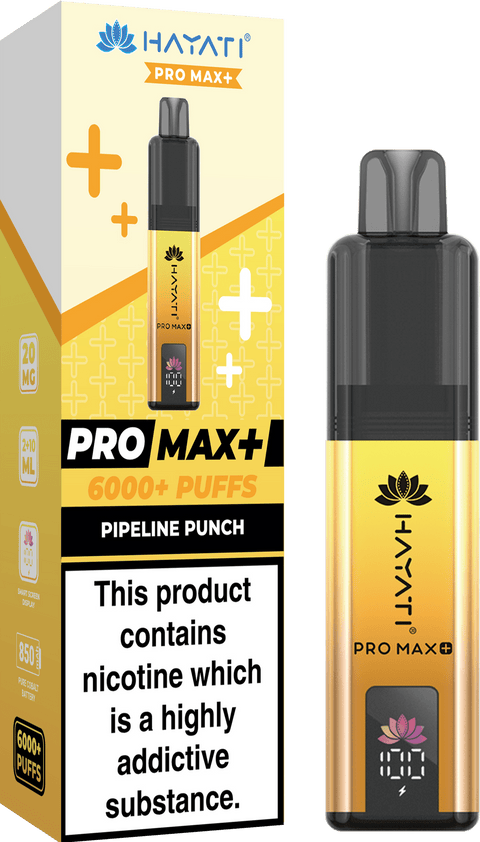 Hayati Pro Max+ 6000 Puffs Vape Kit Pack of 10 - Vape & Candy Wholesale