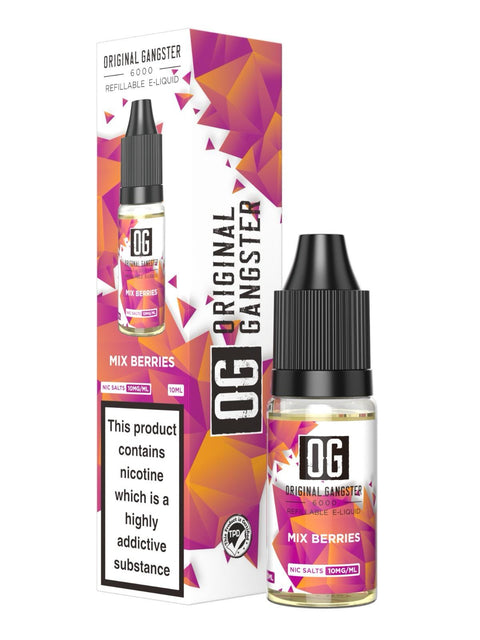 OG Original Gangster 6000 Salt 10ml ( Box of 10 ) - Vape & Candy Wholesale