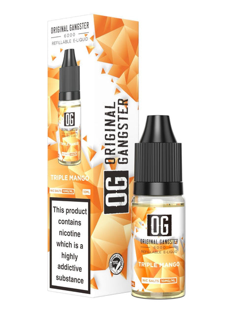 OG Original Gangster 6000 Salt 10ml ( Box of 10 ) - Vape & Candy Wholesale