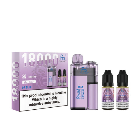 R and M Tornado 18000 Disposable Vape - Box of 5 - Vape & Candy Wholesale