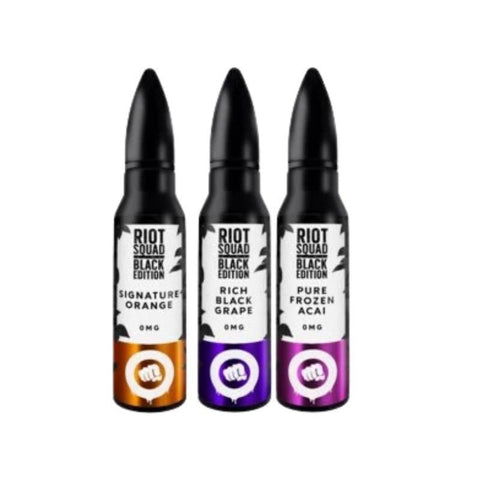 Riot Squad Black Edition Series 50ml Shortfill - Vape & Candy Wholesale