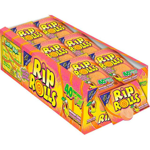 Rip Rolls Mango Chili - 40g - Pack of 24 - Vape & Candy Wholesale