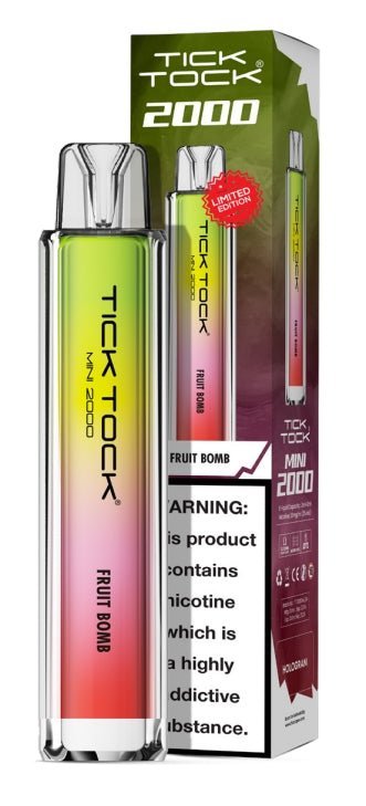 Tick Tock Mini 2000 Disposable Vape Pack of 10 - Vape & Candy Wholesale