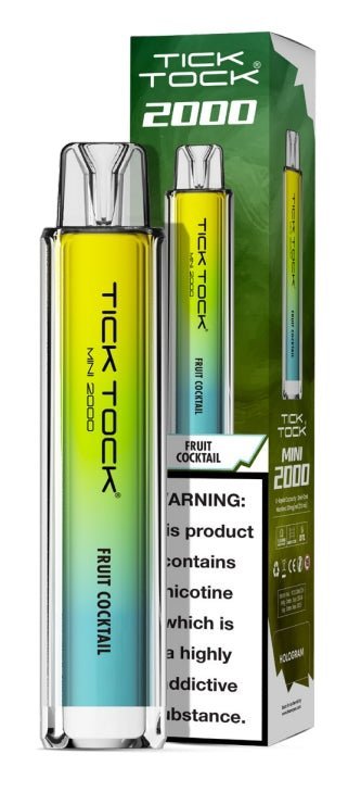 Tick Tock Mini 2000 Disposable Vape Pack of 10 - Vape & Candy Wholesale