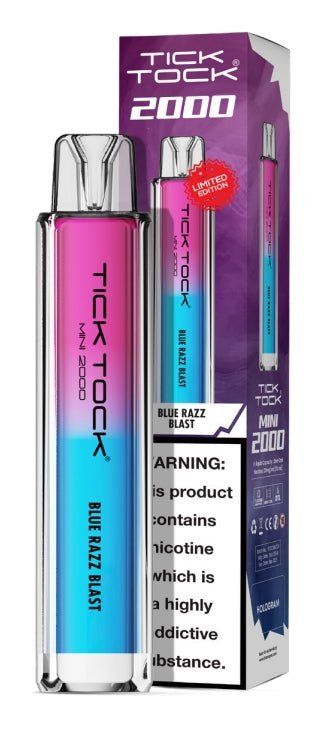 Tick Tock Mini 2000 Disposable Vape Pack of 10 - Vape & Candy Wholesale