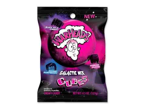 Warheads Galactic Mix Cubes 3.5oz - Pack of 12 - Vape & Candy Wholesale