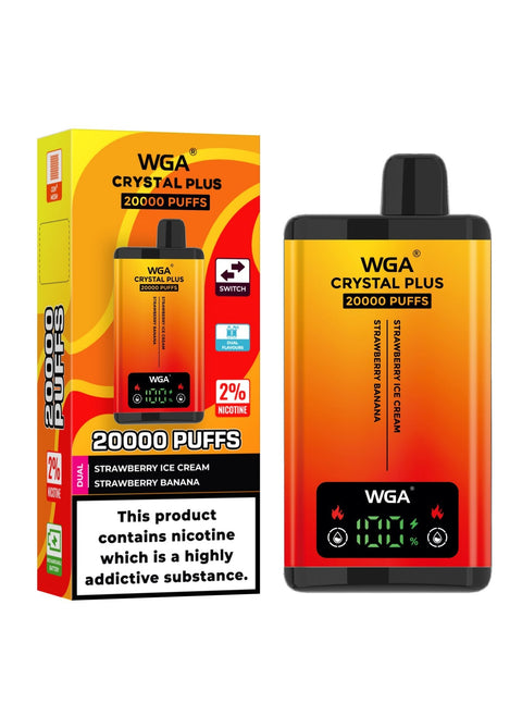 WGA Crystal Plus 20000 Disposable Vape Pack of 10 - Vape & Candy Wholesale