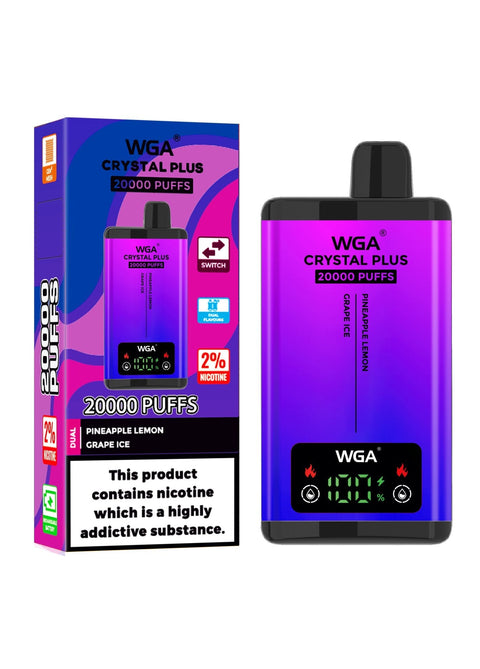 WGA Crystal Plus 20000 Disposable Vape Pack of 10 - Vape & Candy Wholesale