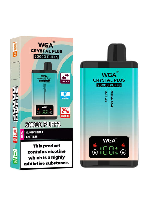 WGA Crystal Plus 20000 Disposable Vape Pack of 10 - Vape & Candy Wholesale