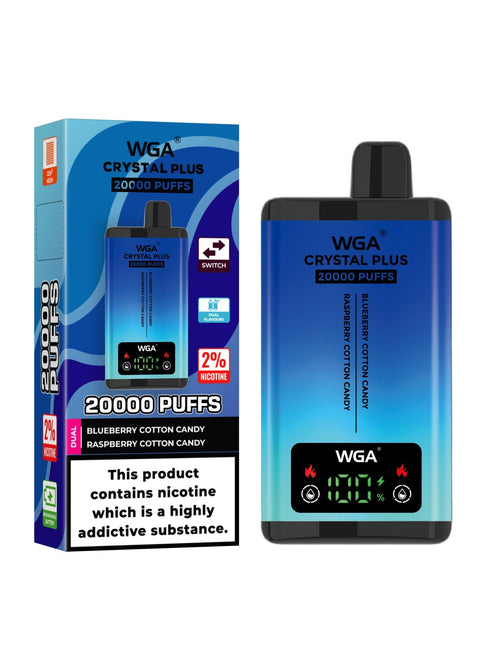 WGA Crystal Plus 20000 Disposable Vape Pack of 10 - Vape & Candy Wholesale