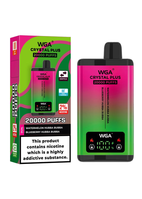 WGA Crystal Plus 20000 Disposable Vape Pack of 10 - Vape & Candy Wholesale