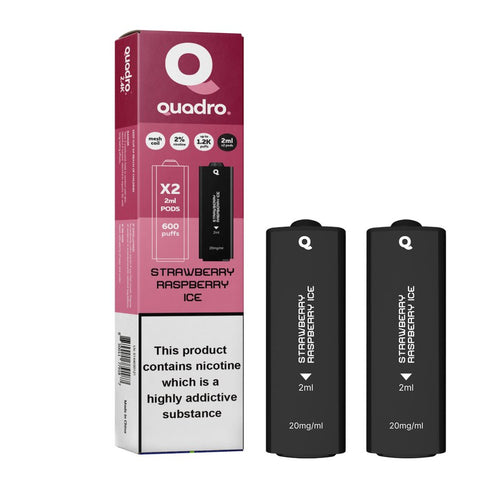 4 in 1 Quadro 2400 Puffs Replacement Pods Box of 10 - Vape & Candy Wholesale