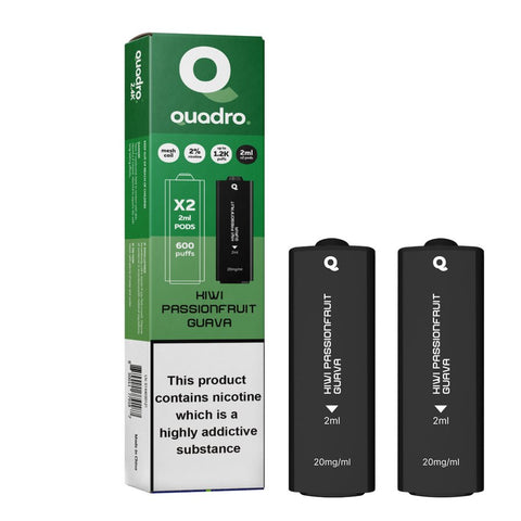 4 in 1 Quadro 2400 Puffs Replacement Pods Box of 10 - Vape & Candy Wholesale