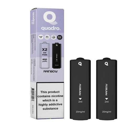 4 in 1 Quadro 2400 Puffs Replacement Pods Box of 10 - Vape & Candy Wholesale