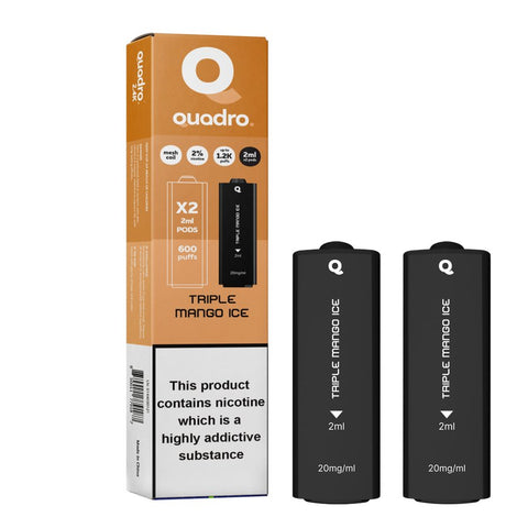 4 in 1 Quadro 2400 Puffs Replacement Pods Box of 10 - Vape & Candy Wholesale