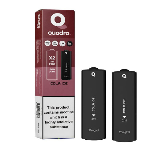 4 in 1 Quadro 2400 Puffs Replacement Pods Box of 10 - Vape & Candy Wholesale