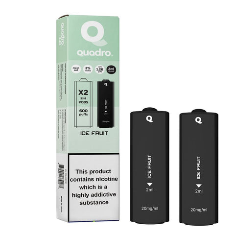 4 in 1 Quadro 2400 Puffs Replacement Pods Box of 10 - Vape & Candy Wholesale