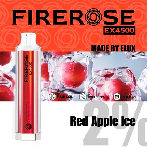 Elux Firerose EX4500 Disposable Vape Pod Box of 10 - Vape & Candy Wholesale