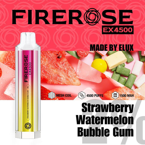 Elux Firerose EX4500 Disposable Vape Pod Box of 10 - Vape & Candy Wholesale