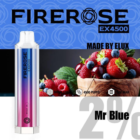 Elux Firerose EX4500 Disposable Vape Pod Box of 10 - Vape & Candy Wholesale